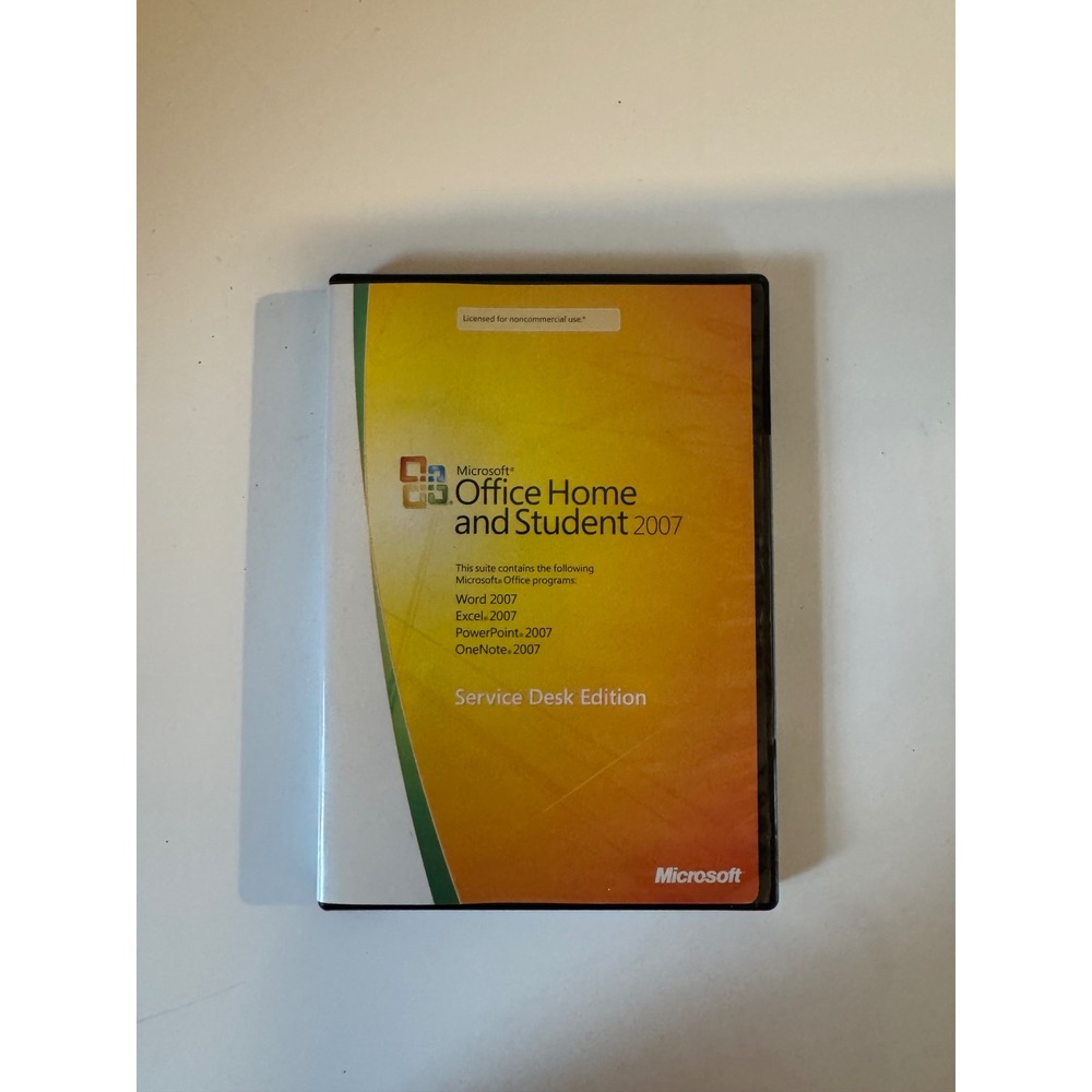 Microsoft Office Home and Student 2007 Service Desk Edition Word Excel PPT PC